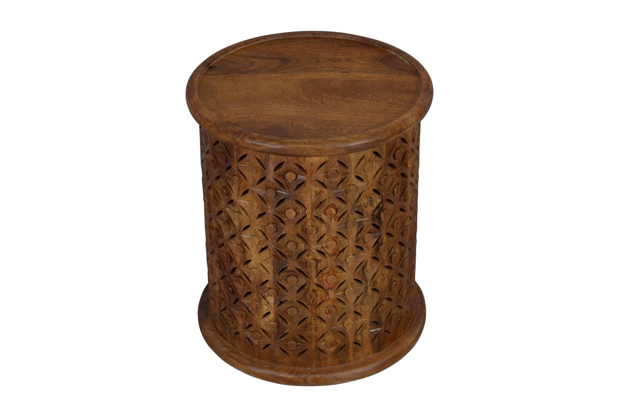 Global Archive Decker Drum Table Small Mango by Homeportonline