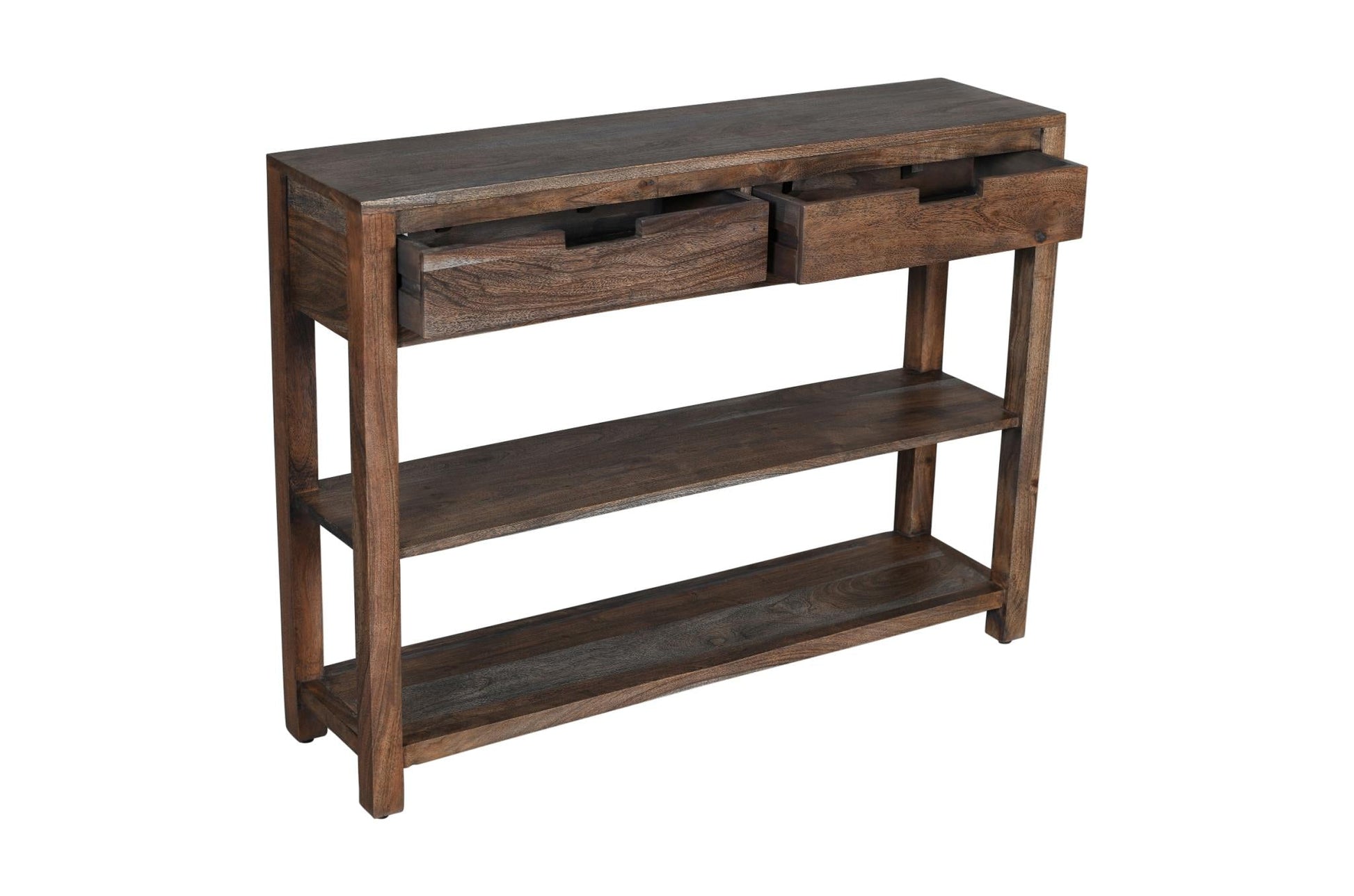 Reynolds Sofa Table 2 Drawer Grey Wash by Homeportonline