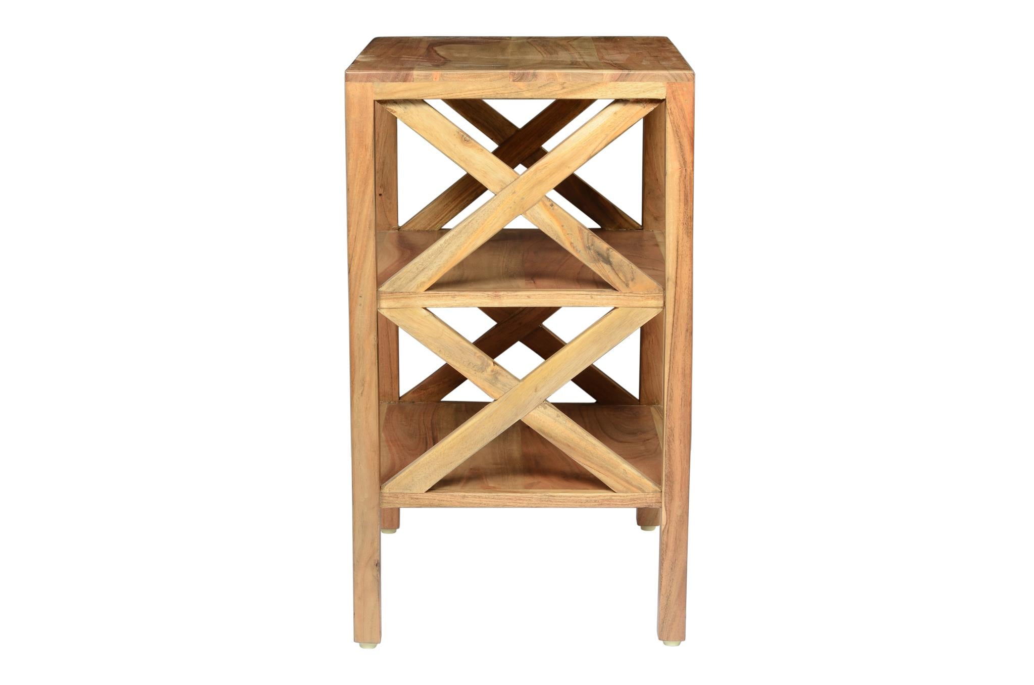 Global Archive Dylan X Side Table Natural by Homeportonline