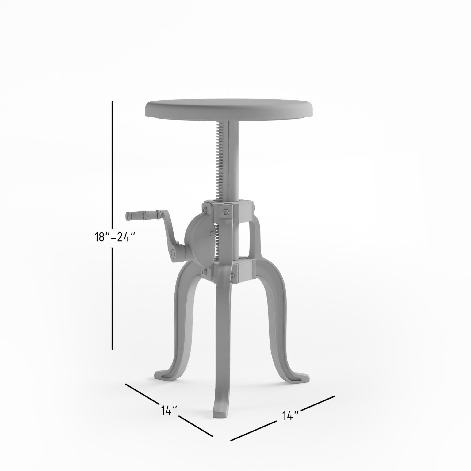 Global Archive Carter Industrial Crank Table by Homeportonline