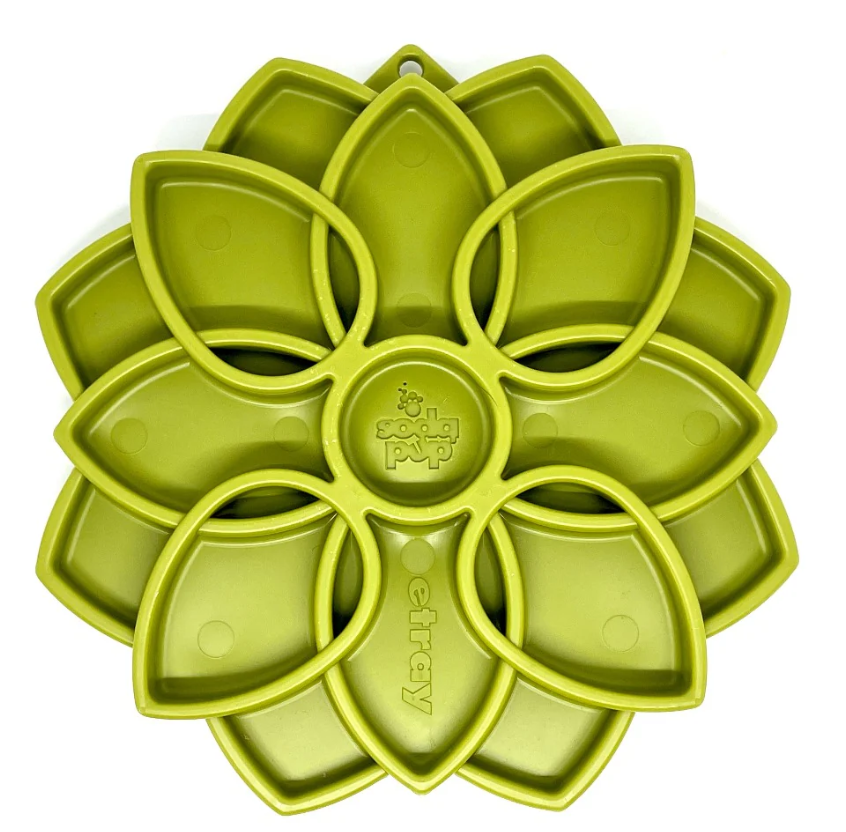 SodaPup Mandala Etray Feeder Green by Pet Food Warehouse