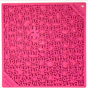 SodaPup Jigsaw Design Emat Enrichment Lick Mat Large Pink by Pet Food Warehouse