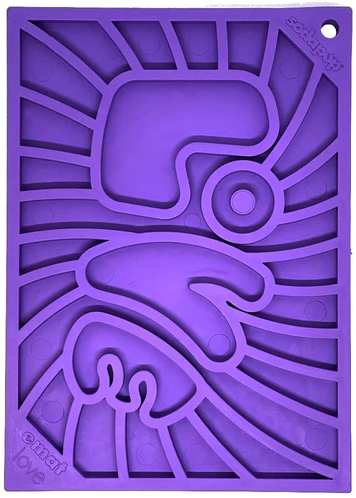 SodaPup Emat Love Mat Purple Small by Pet Food Warehouse