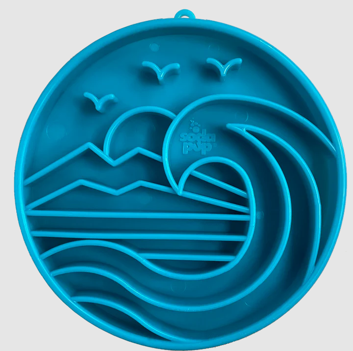 SodaPup Baja Shallow Ebowl Sea Foam Blue by Pet Food Warehouse