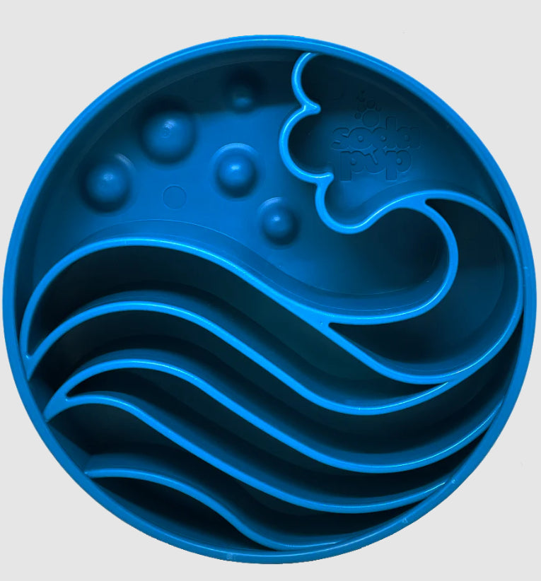 SodaPup Wave Ebowl Blue by Pet Food Warehouse