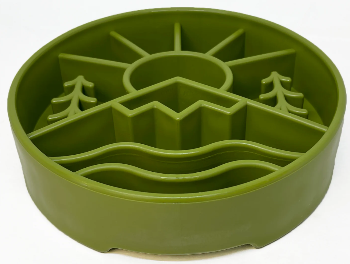 SodaPup Great Outdoors Ebowl Green by Pet Food Warehouse