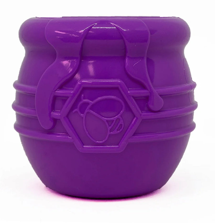 SodaPup Pup X Honey Pot Treat Dispenser Purple by Pet Food Warehouse