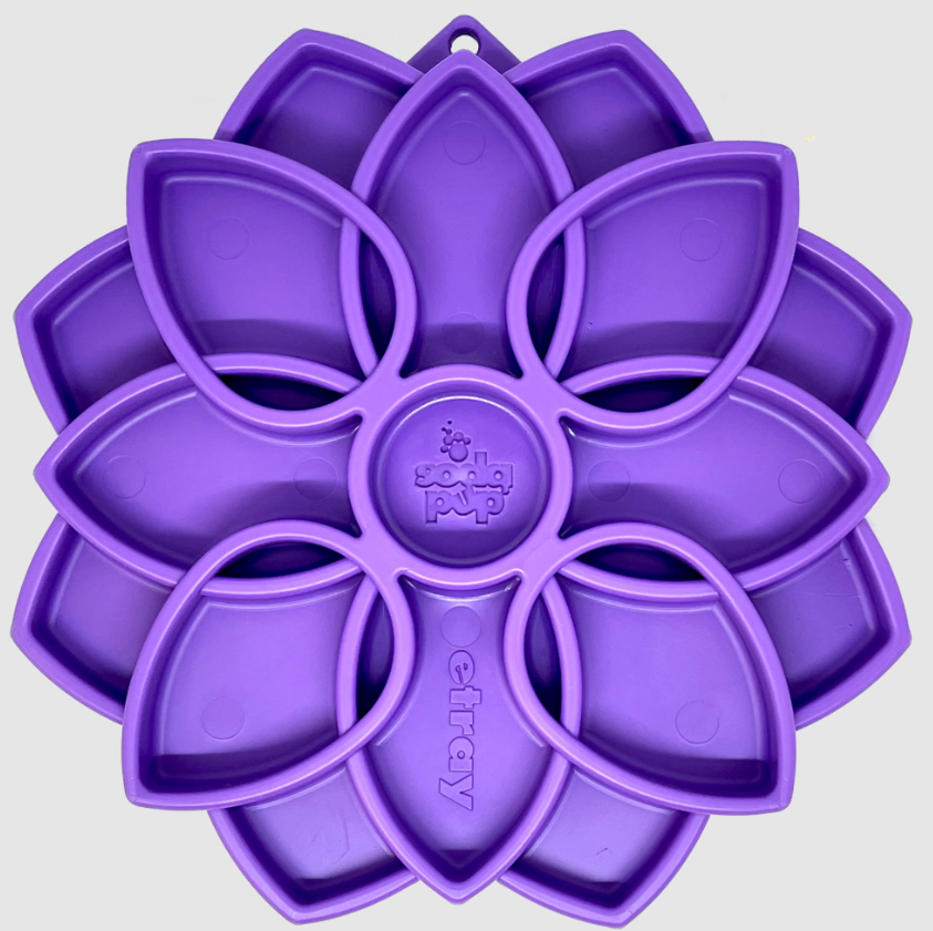 SodaPup Mandala Etray Feeder Purple by Pet Food Warehouse