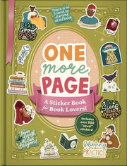 One More Page A Sticker Book for Book Lovers