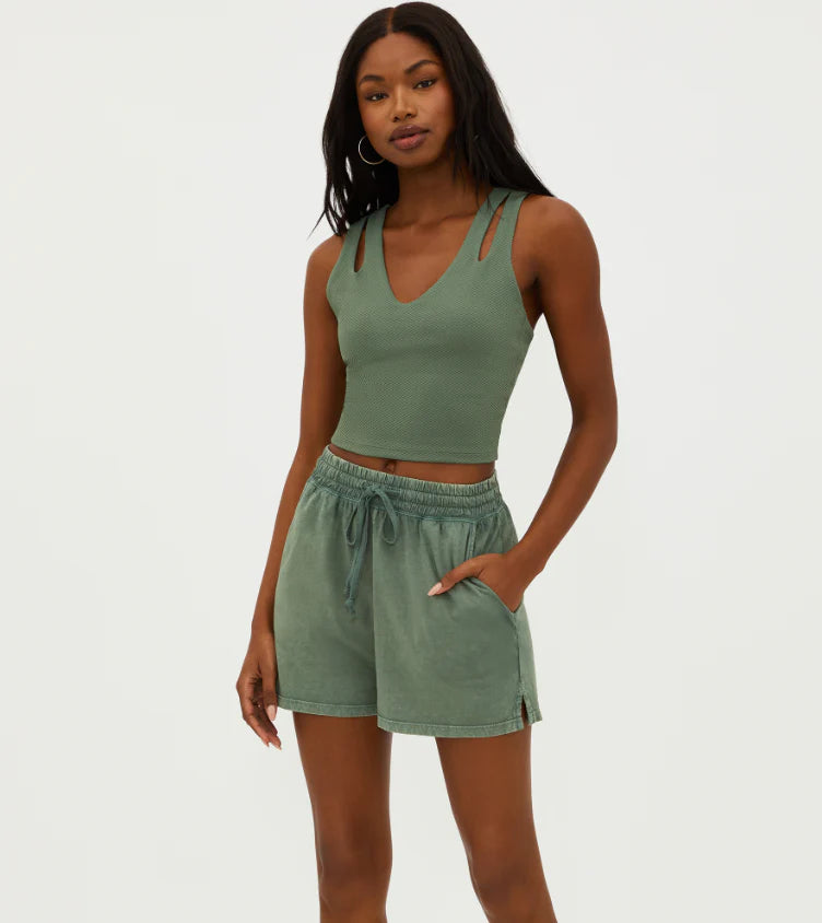 Beach Riot Nico Short - Queen Palm by Harbour Thread