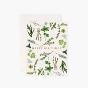 Gold Foiled Happy Birthday - Greeting Card by Wild Lark