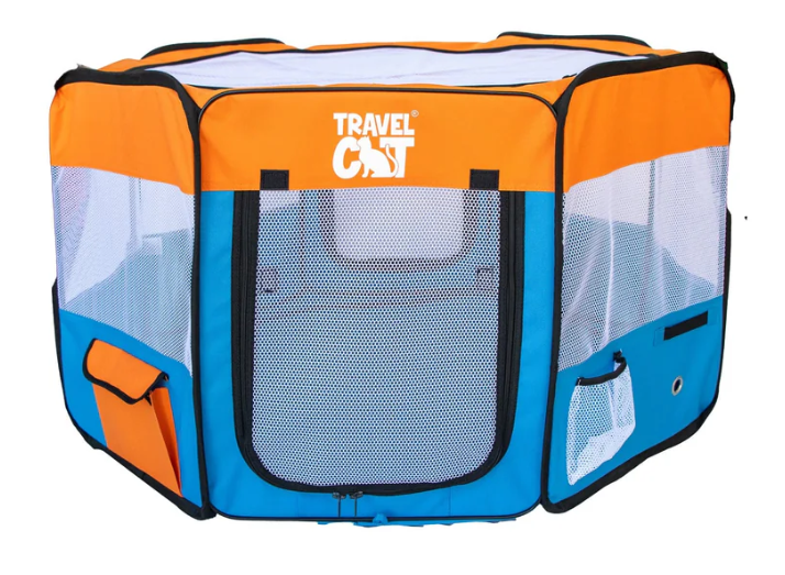 Travel Cat Feline Fun House Play Pen Tent by Pet Food Warehouse