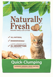 Naturally Fresh Walnut Quick Clumping Litter 40lb by Pet Food Warehouse