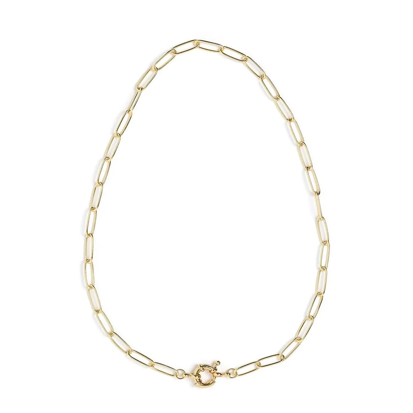 Arms of Eve Boca Gold Stacking Chain Necklace by Harbour Thread