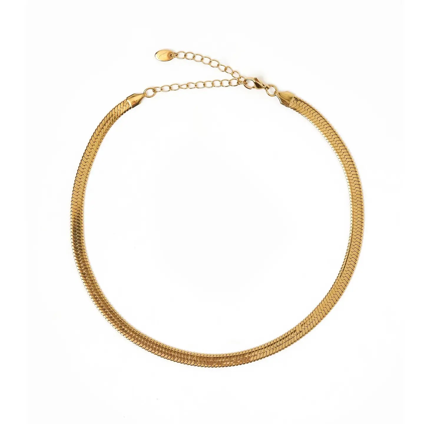 Arms of Eve Samara Gold Snake Chain Necklace by Harbour Thread