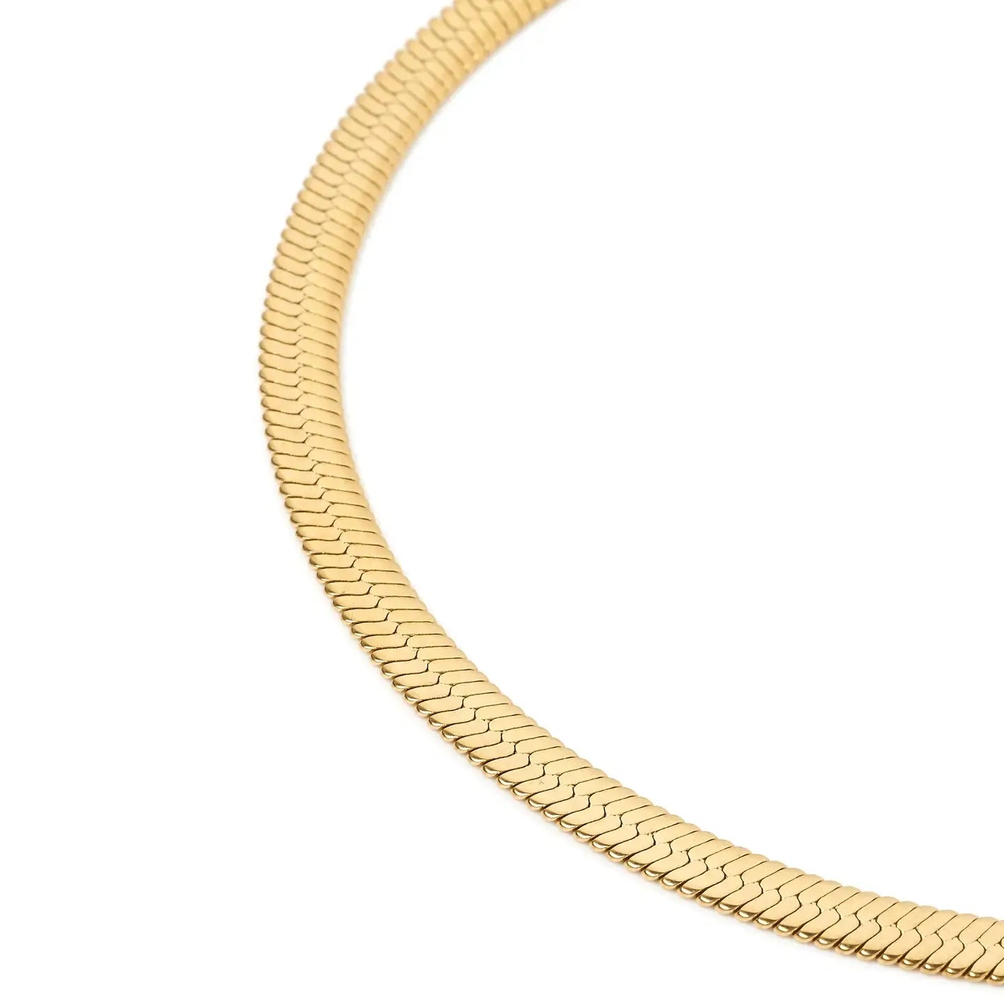 Arms of Eve Samara Gold Snake Chain Necklace by Harbour Thread