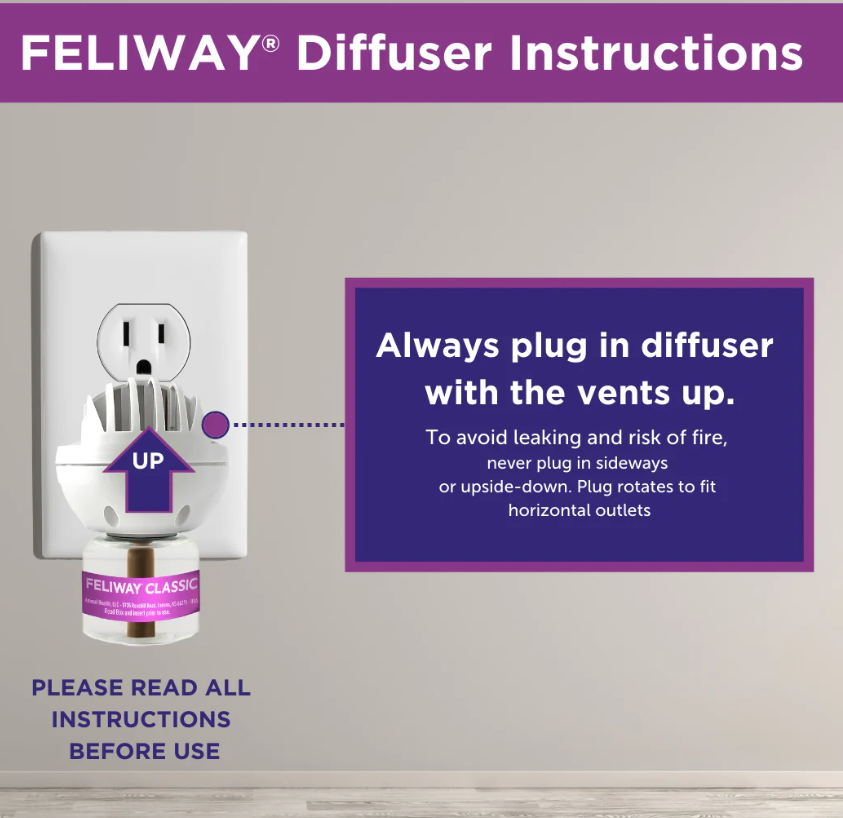 Feliway Classic Diffuser Refill by Pet Food Warehouse