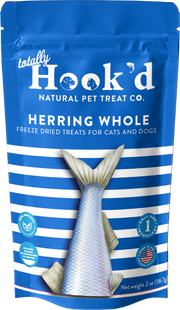 Totally Hooked Fresh Freeze Dried Whole Herring 2oz by Pet Food Warehouse