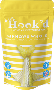 Totally Hooked Fresh Freeze Dried Whole Minnows 2oz by Pet Food Warehouse