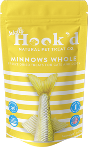 Totally Hooked Fresh Freeze Dried Whole Minnows 1oz by Pet Food Warehouse