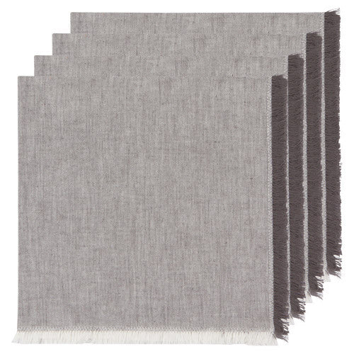 Cloth Napkin - Shadow Chambray Napkins Set of 4 by Homeportonline