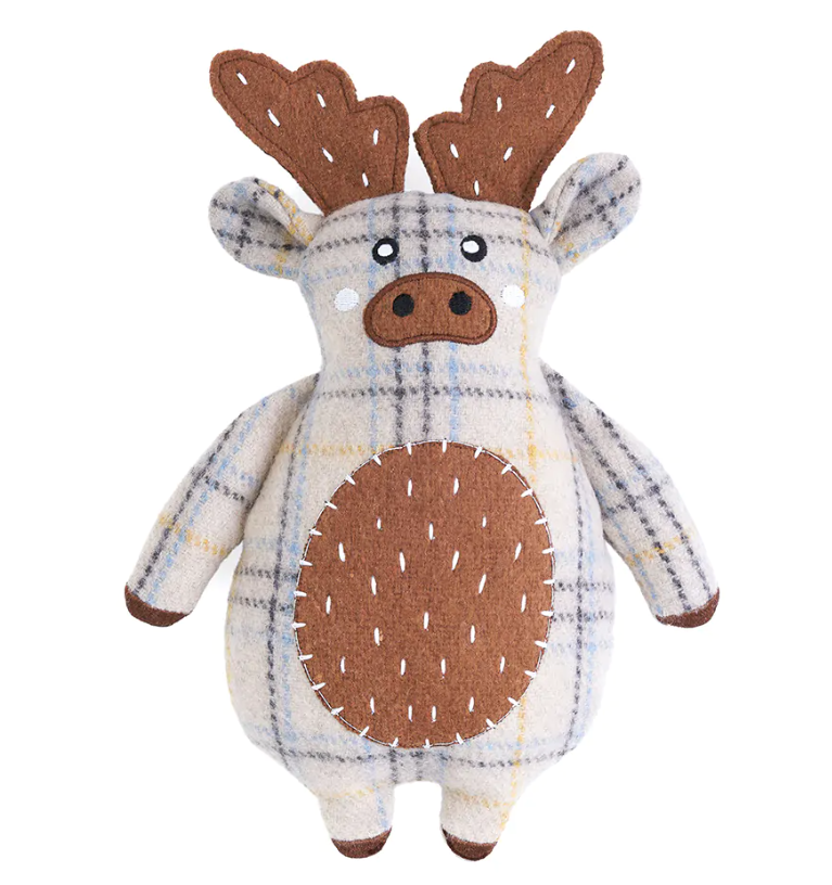 Zippy Paws Dog Toy Cotten Cuddler Moose by Pet Food Warehouse