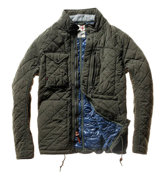 Relwen Quilted Tanker - Dark Loden by Harbour Thread