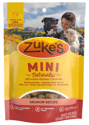 Zuke's Mini Naturals Salmon Dog Treat 16oz by Pet Food Warehouse