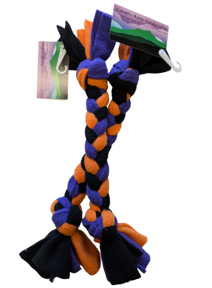 Camel's Hump Handicrafts Halloween Braided Tug Small 11"-12" by Pet Food Warehouse