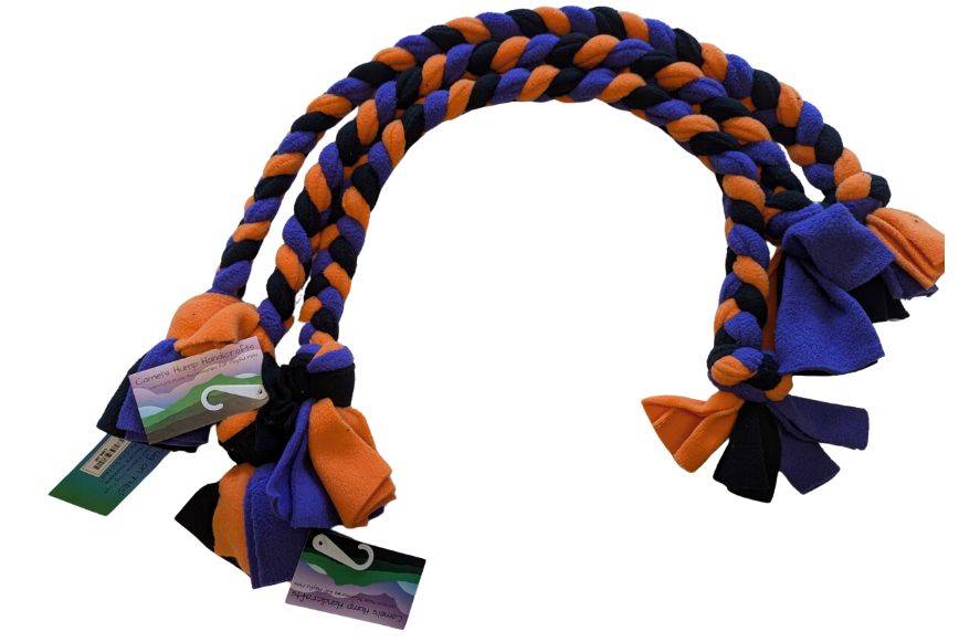 Camel's Hump Handicrafts Halloween Braided Tug Large 34"-36" by Pet Food Warehouse