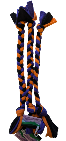 Camel's Hump Handicrafts Halloween Braided Tug Medium 22"-24" by Pet Food Warehouse