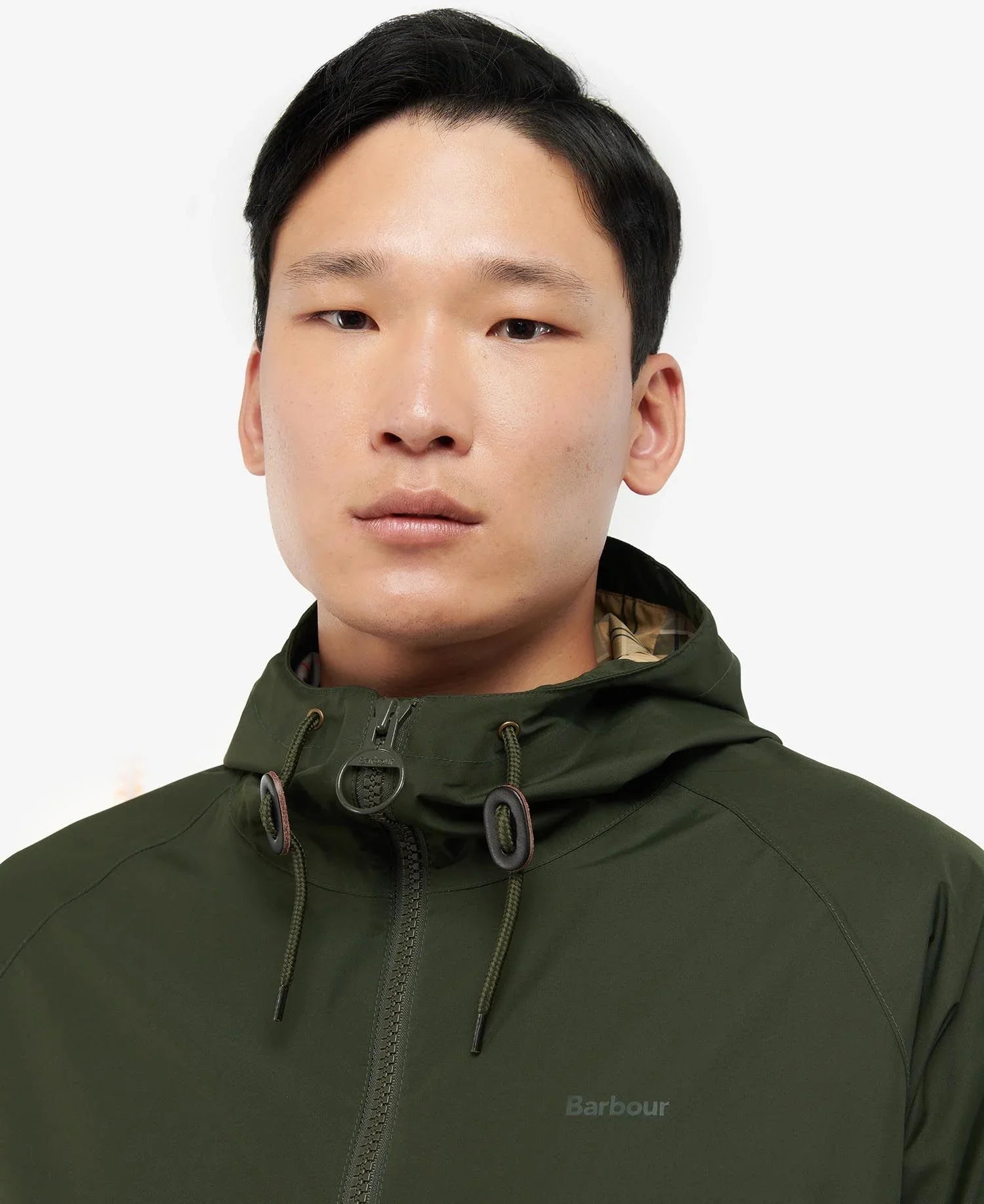 Barbour Hooded Domus Jacket - Sage/Dress by Harbour Thread
