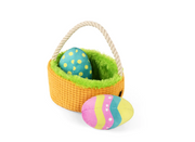 P.L.A.Y. Hippity Hoppity Collections Dog Toy Egg Basket by Pet Food Warehouse