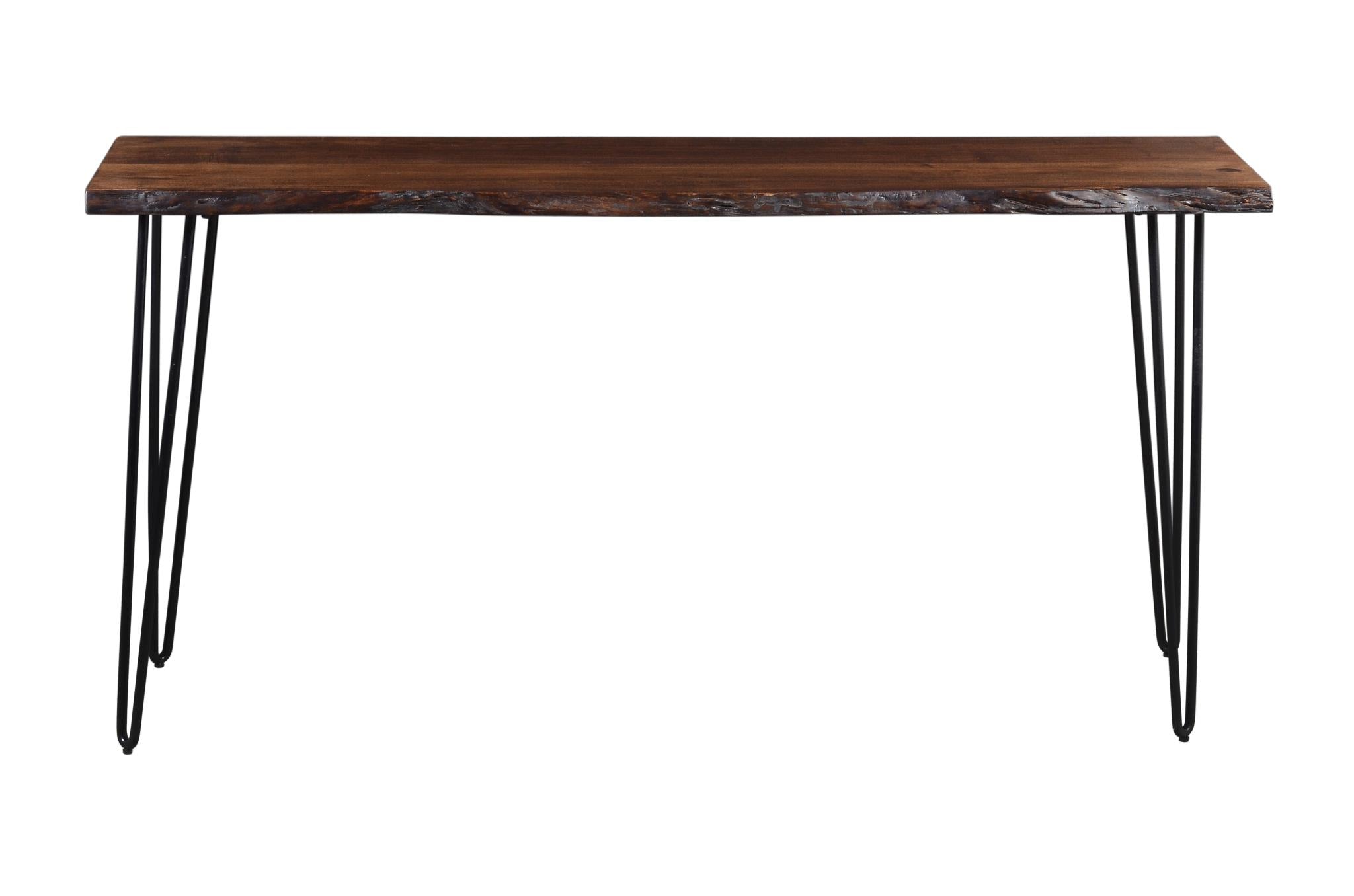 Natures Edge Light Chestnut Dining or Sofa Table Counter Height 72" Long by Homeportonline
