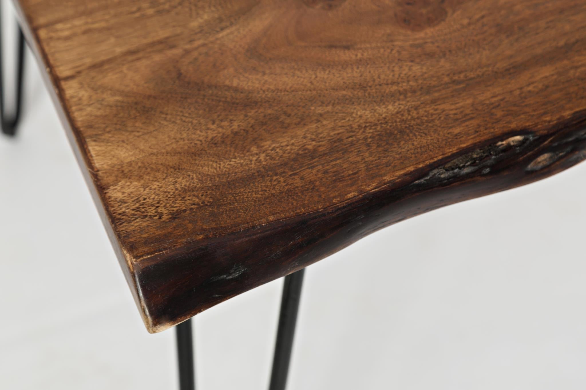 Natures Edge Dining Table Light Chestnut 79" by Homeportonline