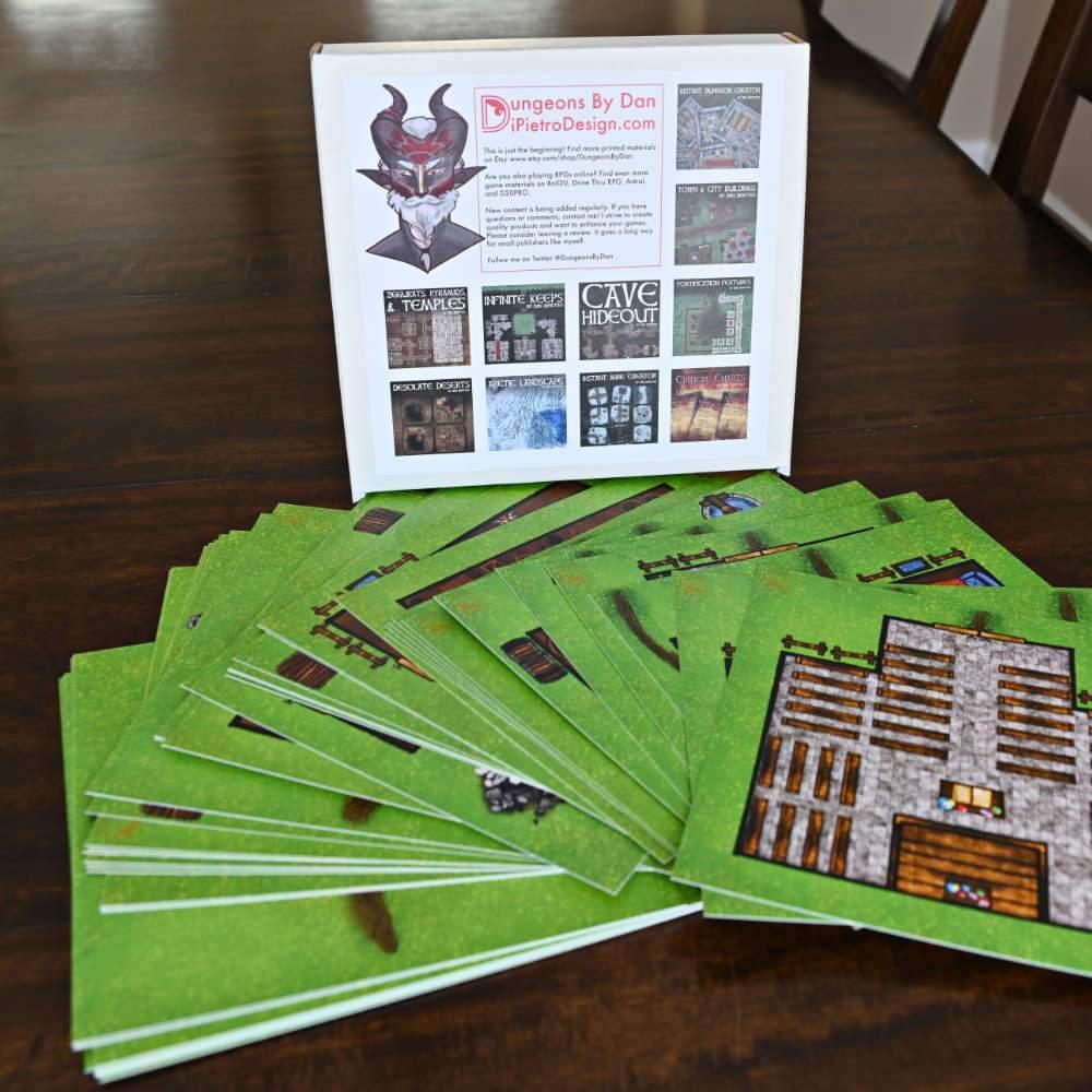 Town And City Building Tiles by Dungeons by Dan