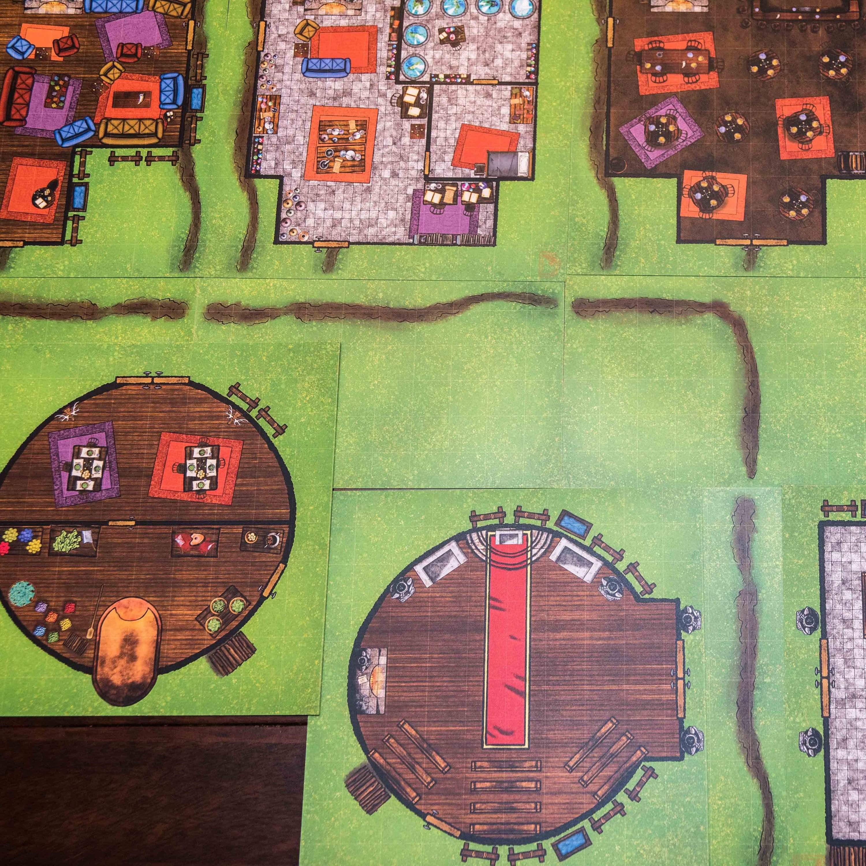 Town And City Building Tiles by Dungeons by Dan