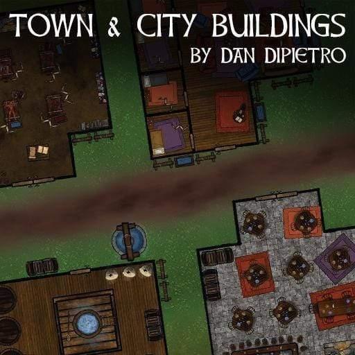 Town And City Building Tiles by Dungeons by Dan