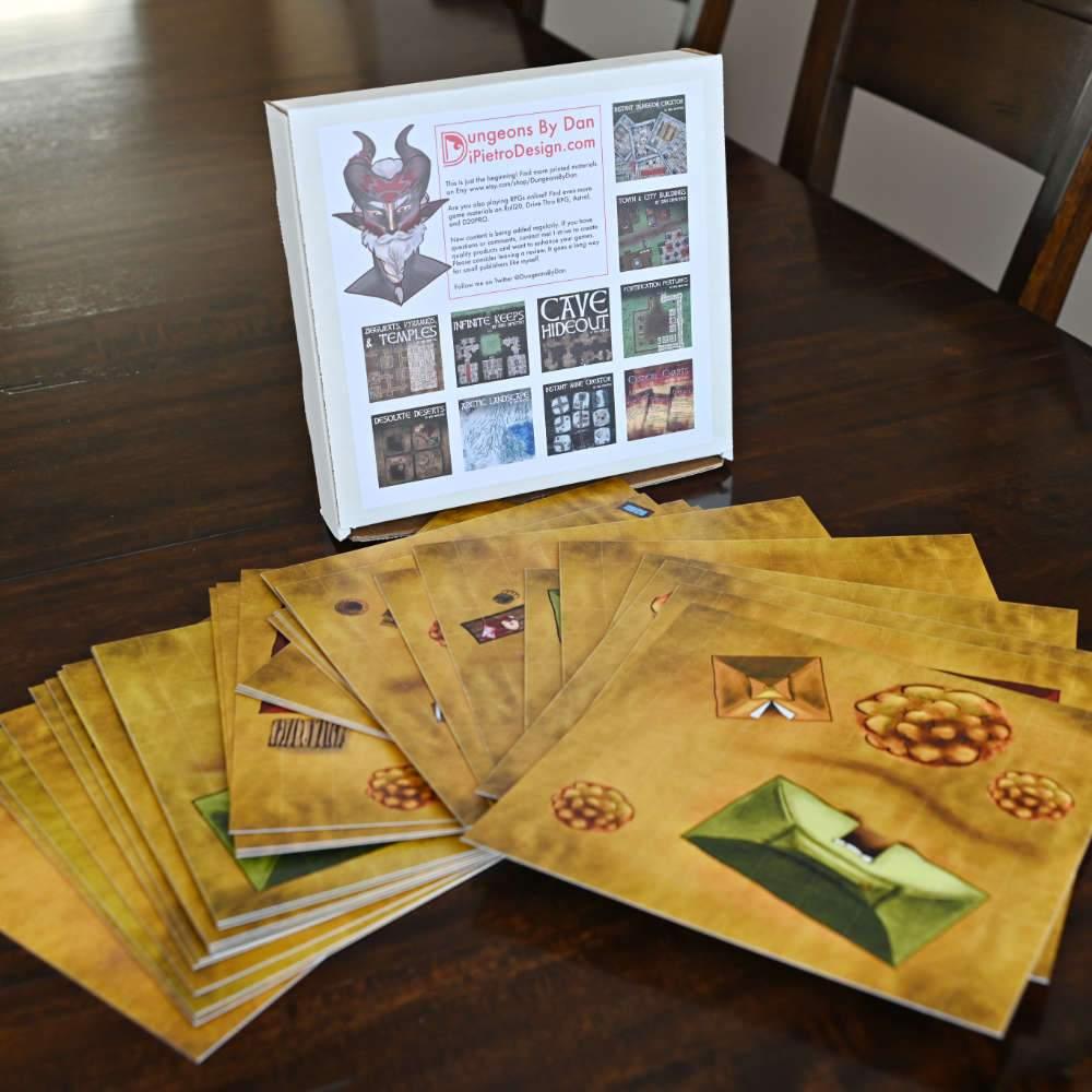 Desolate Deserts Terrain Tiles by Dungeons by Dan