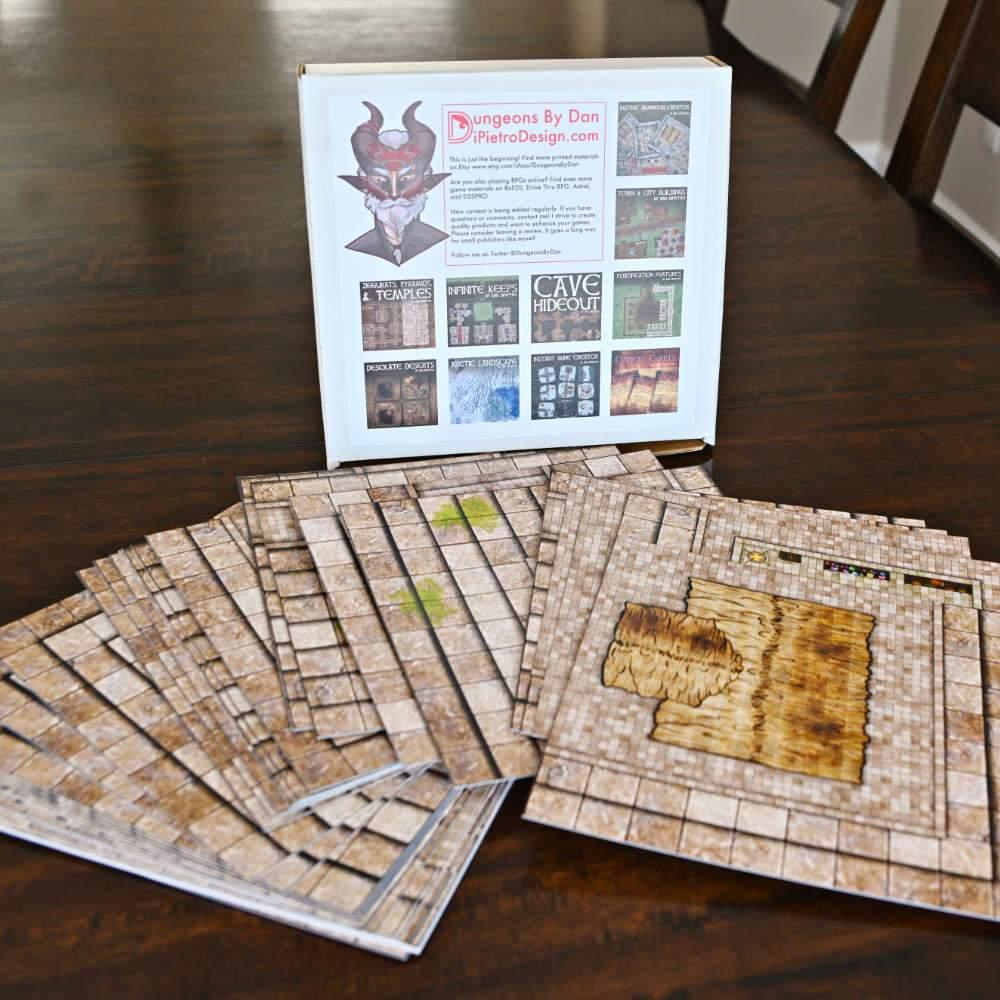 Ziggurats, Pyramids, And Temples Dungeon Tiles by Dungeons by Dan