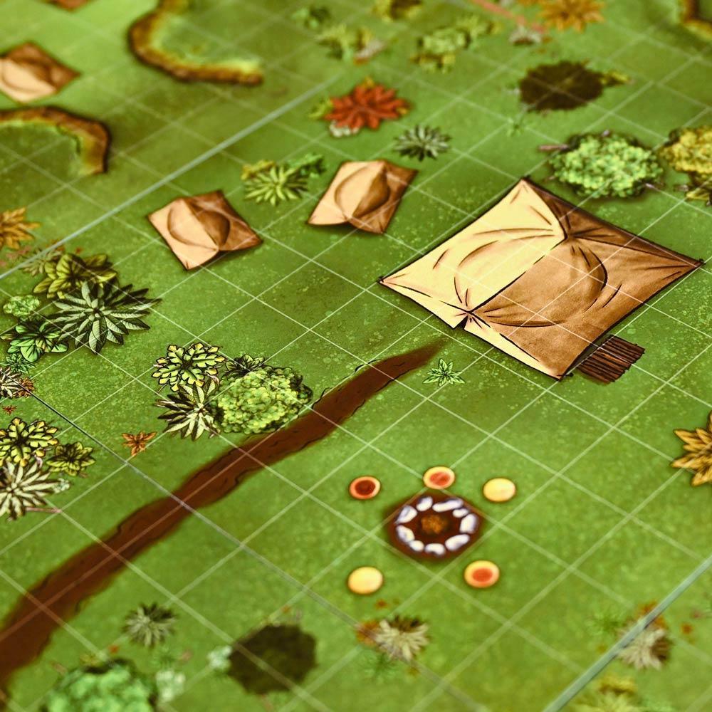 Forbidden Forest Modular Terrain Tiles by Dungeons by Dan