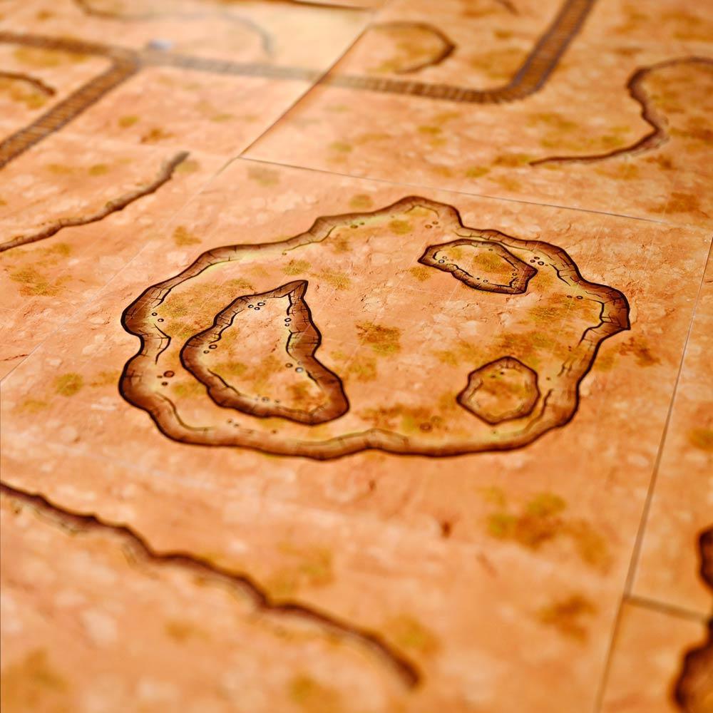 Modular Western Desert And Mine Tiles by Dungeons by Dan