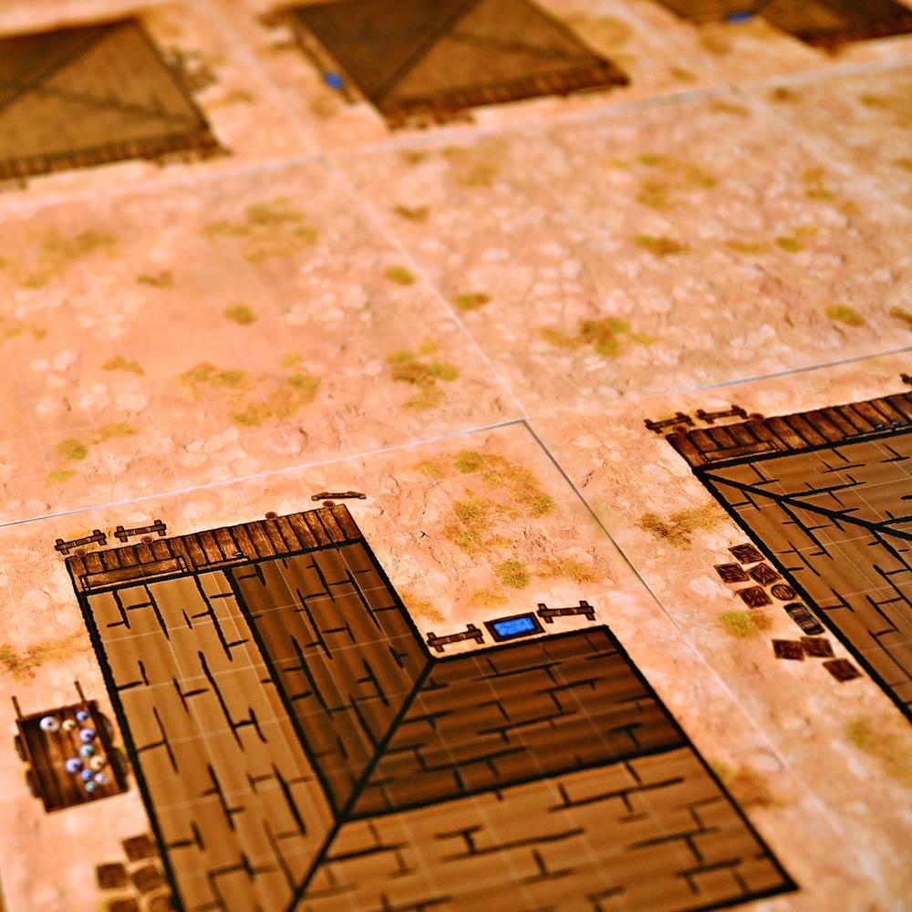 Modular Western Desert And Mine Tiles by Dungeons by Dan