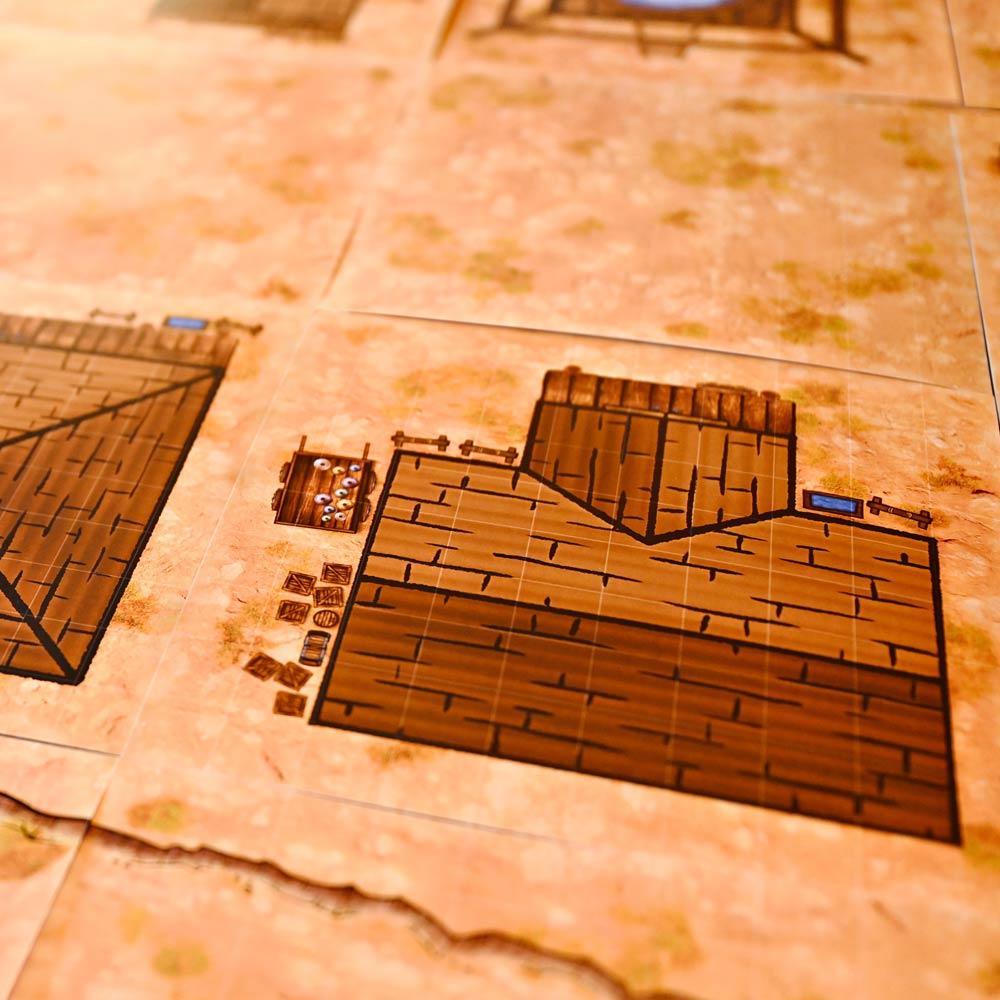 Modular Western Desert And Mine Tiles by Dungeons by Dan