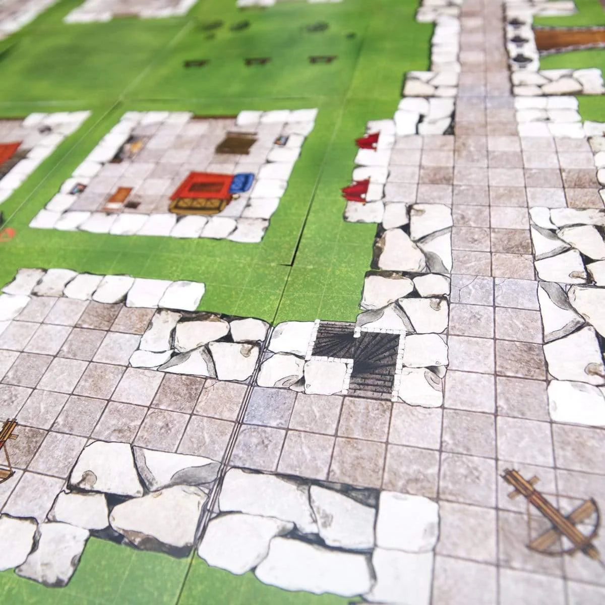 Modular Fortification Castle Tiles by Dungeons by Dan