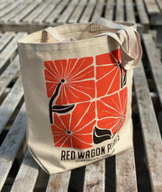 Red Wagon Plants Tote Bag