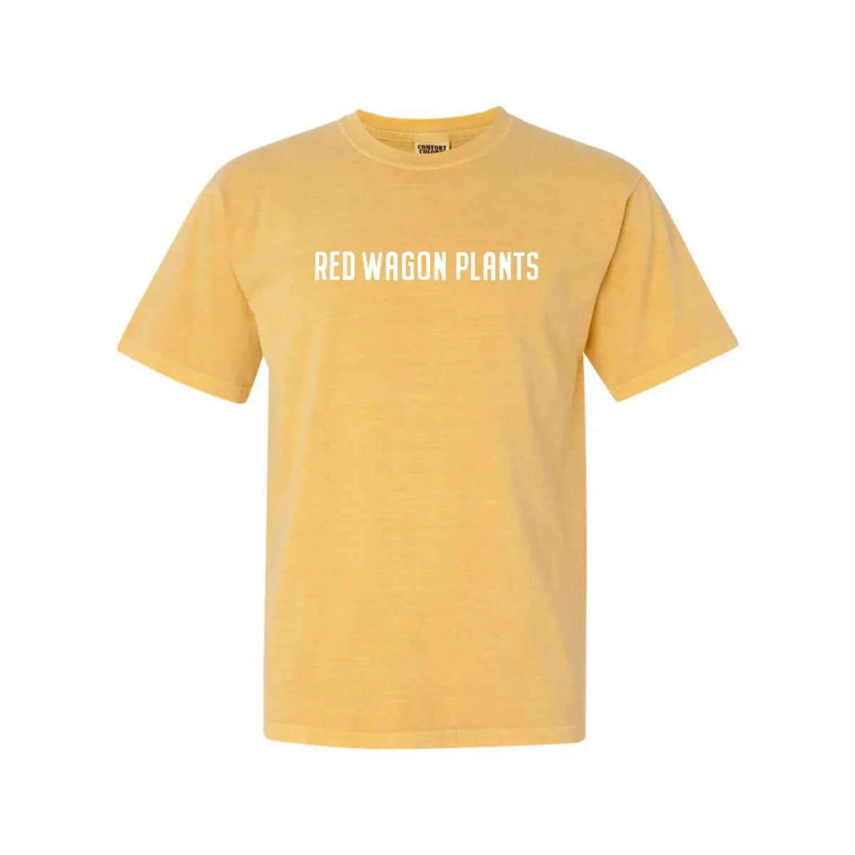 Red Wagon Plants T-shirt mustard
