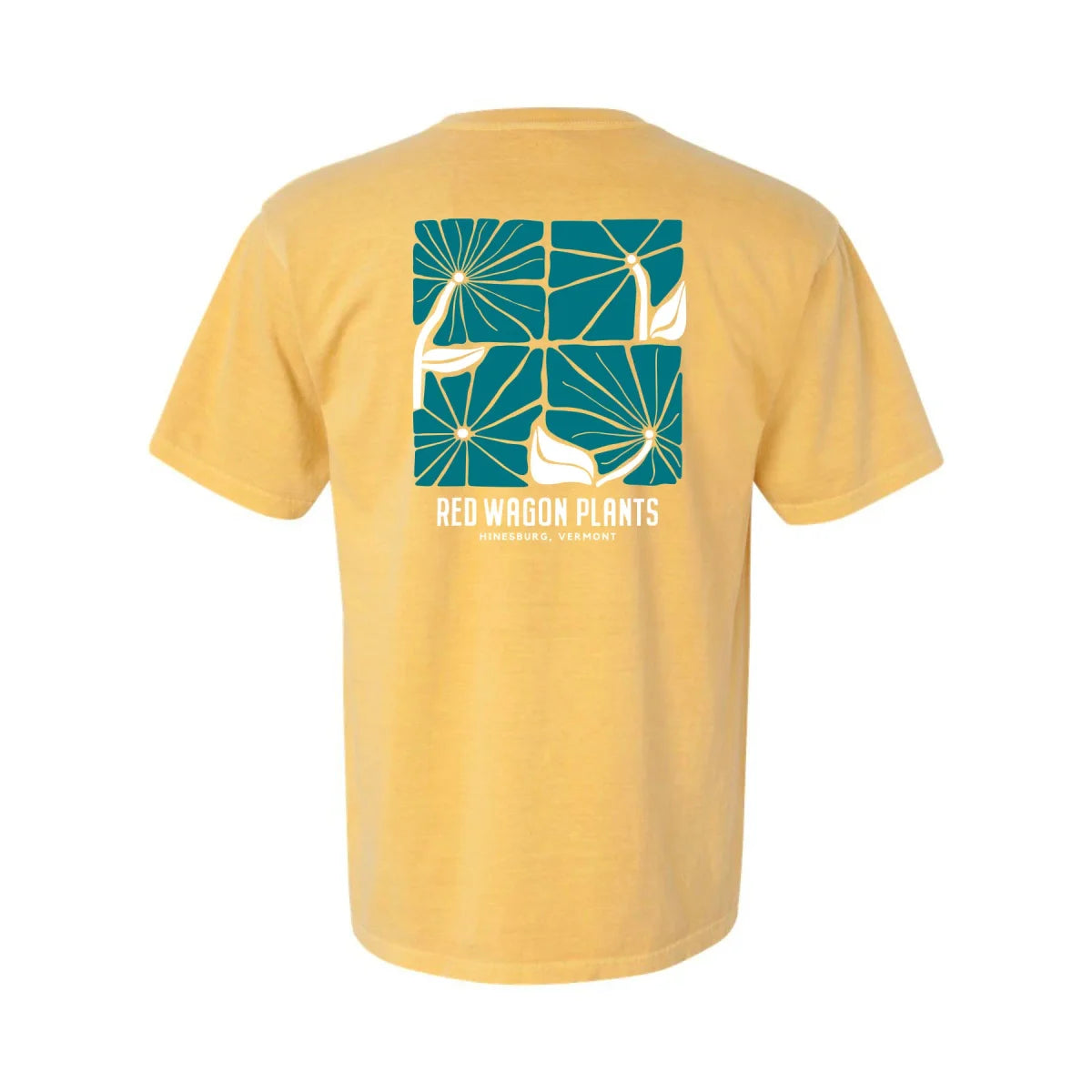 Red Wagon Plants T-shirt mustard
