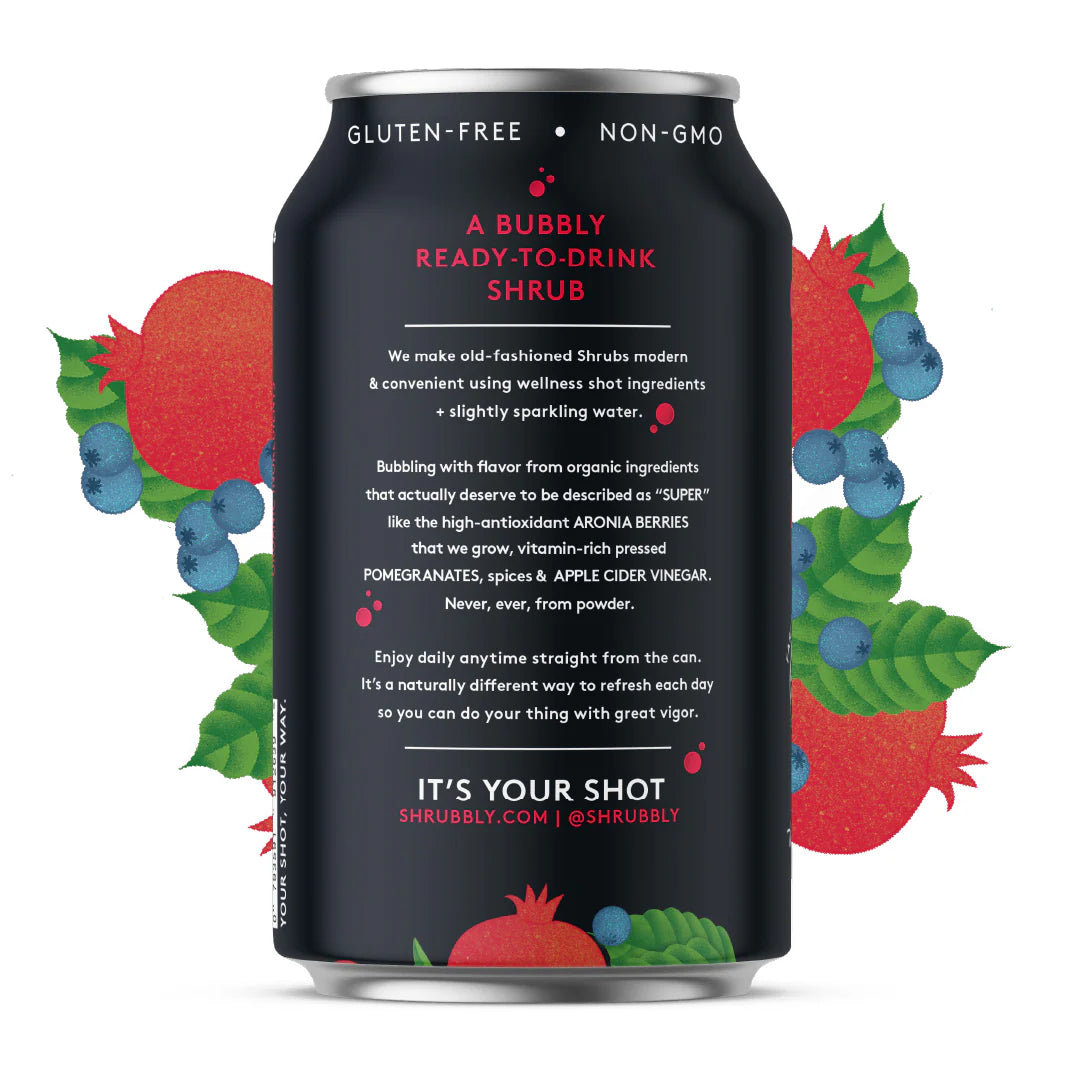 Pomegranate + Aronia Berry by Shrubbly