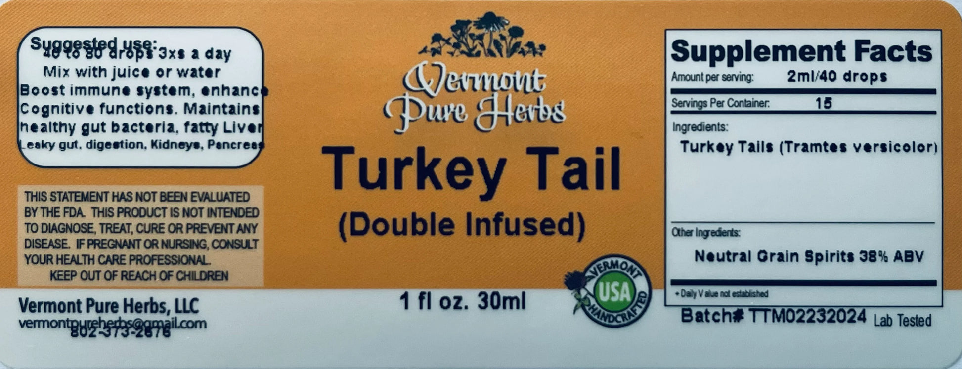 Turkey Tail (Double Infused) by Vermont Pure Herbs